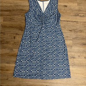 Eddie Bauer Blue and White Dress